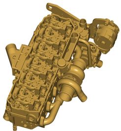 智造概论 简单介绍下卡特C9发动机基本情况及主要部件